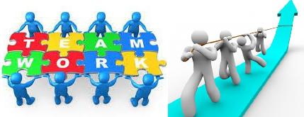 Lucrăm împreună și ne facem parte din lucru.